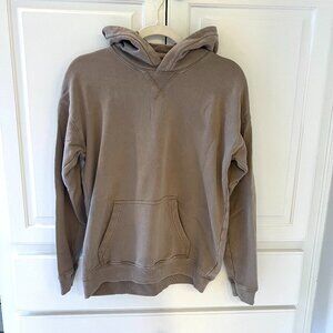 Abercrombie kids Essentials Popover Hoodie Dusty Beige size 15/16